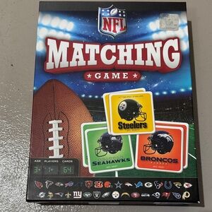NFL Matching Game - Red, Green, Orange